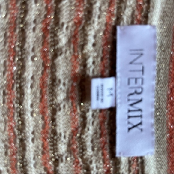 INTERMIX Mona Pointelle Cardigan Set Size Medium - Picture 9 of 10